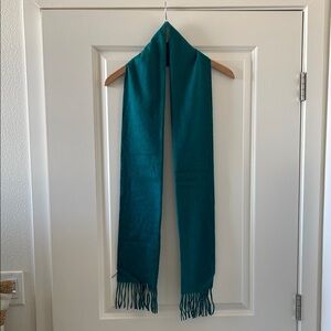 Nordstrom Teal Cashmere Scarf